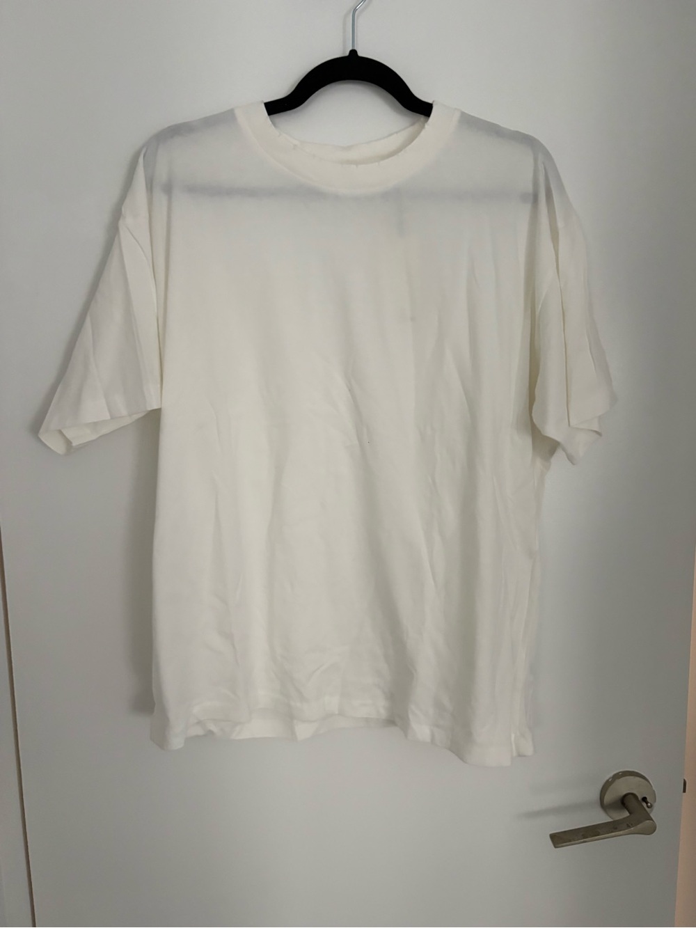 Classic White Oversized Crewneck T-Shirt